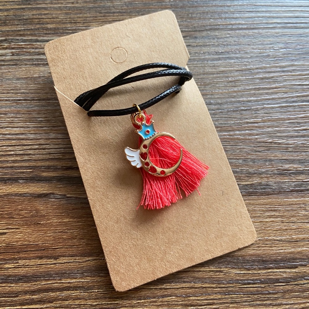 Moon Tassel Boutique Necklace